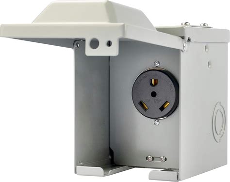 4 recessed electrical box 30 amp|Indoor/Outdoor 30.